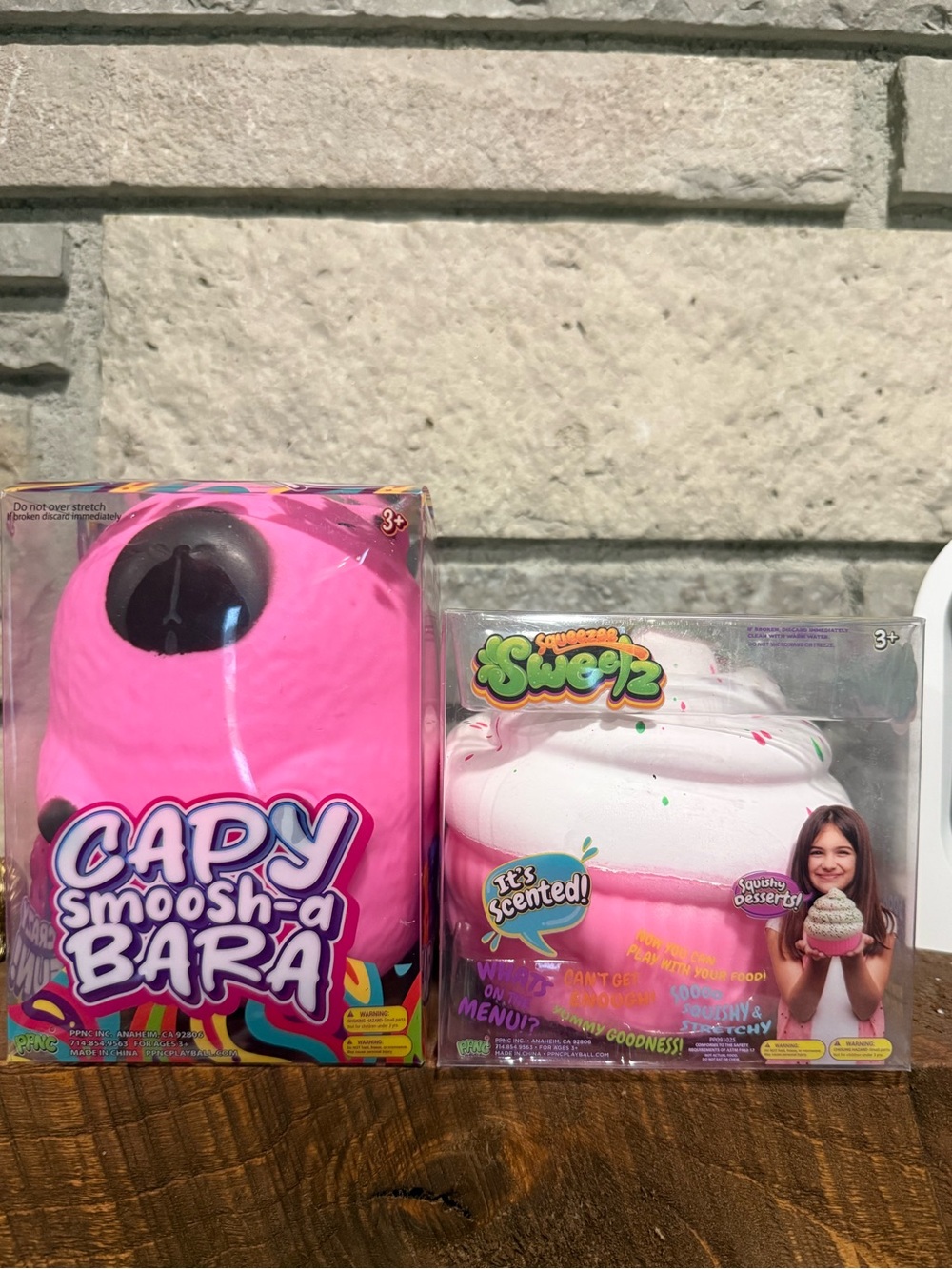 BIG Squishy Bundle Capybara and Cupcake